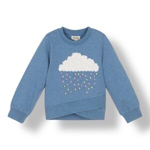 Hatley | Heart Cloud Crossover Sweatshirt (4) 🩷💛💙